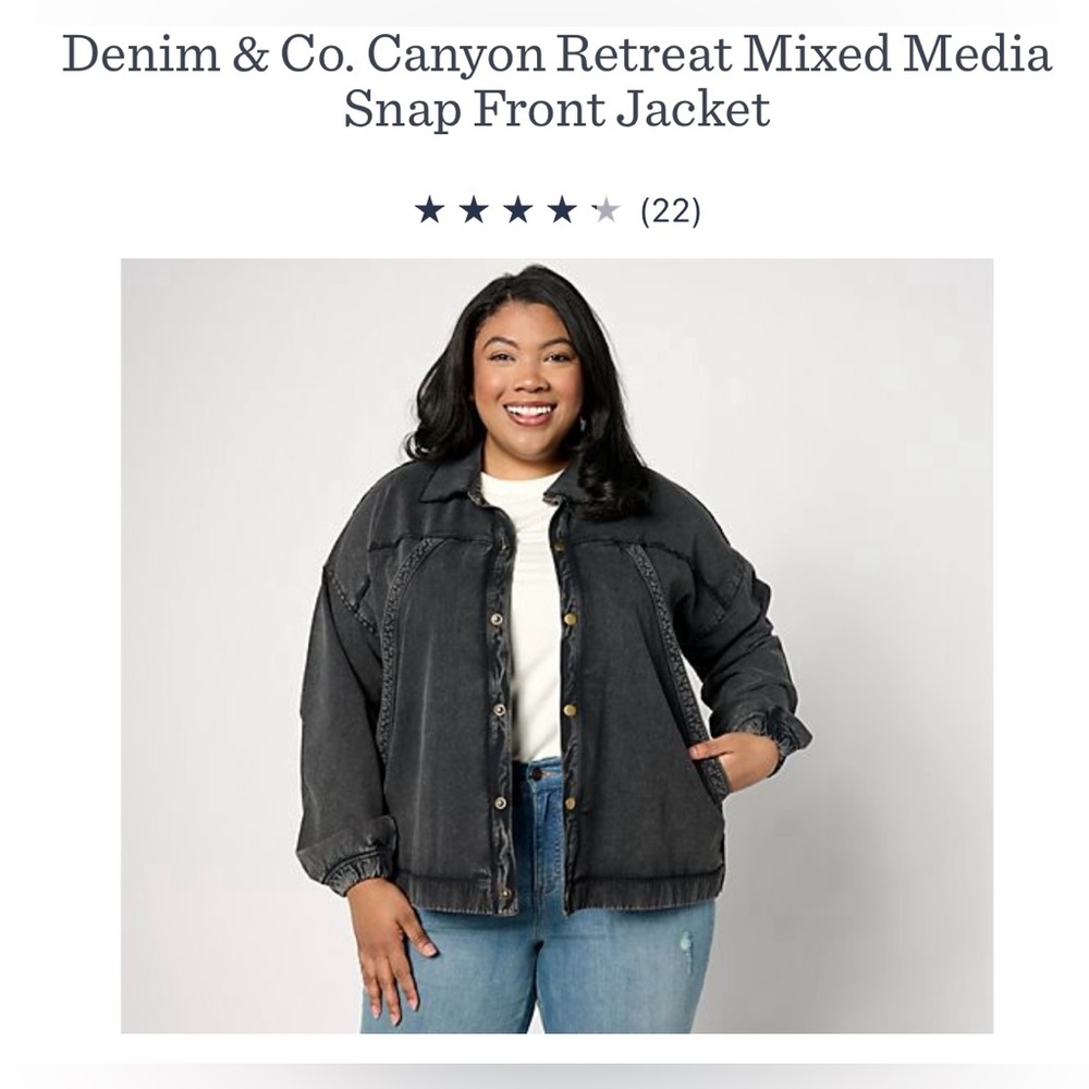 Canyon Retreat small DenimJacket NWT